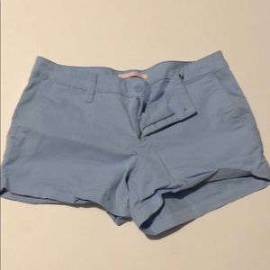 Blue stretchy shorts